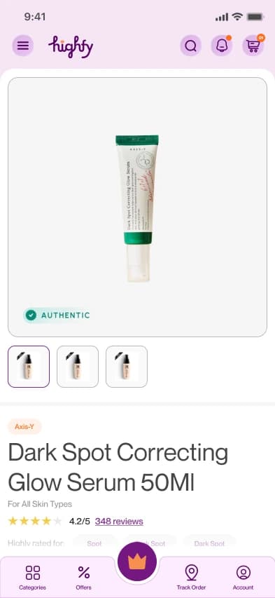 Full product detail with reviews, synced live from Shopify
